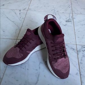 New Balance Maroon Slip On Sneakers